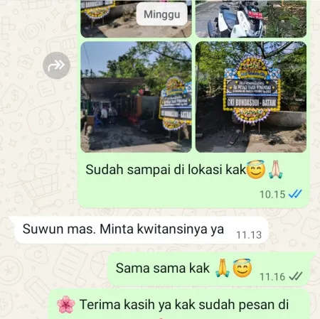 Pengiriman Papan Bunga Duka Pangauban Lelea