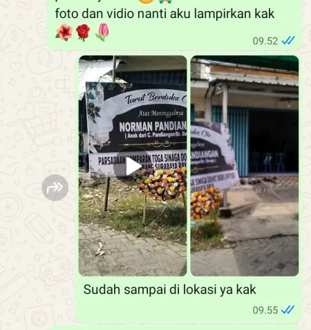 Pengiriman Karangan Bunga Pangauban Lelea