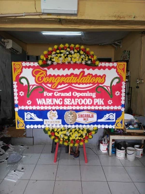 Papan Bunga di Pangauban Lelea