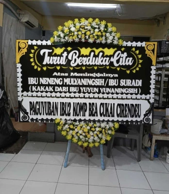 Papan Bunga di Pangauban Lelea